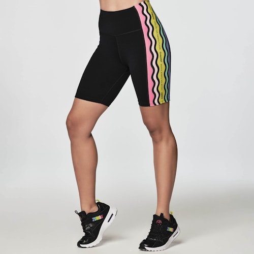 Zumba X Crayola Dance Outside The Lines Biker Shorts