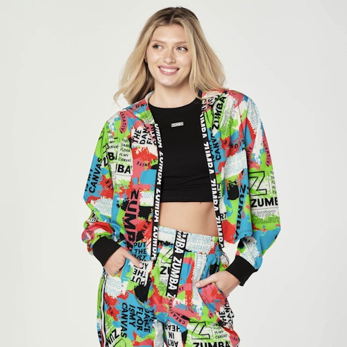 Free To Create Zip-Up Crop Jacket