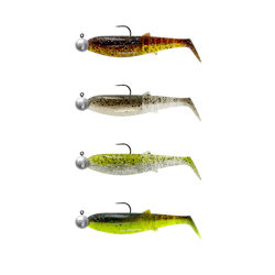 Savage Gear Cannibal Shad 6.8cm 3g Riggad, 4-pack