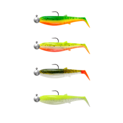 Savage Gear Cannibal Shad 6.8cm 3g Riggad, 4-pack