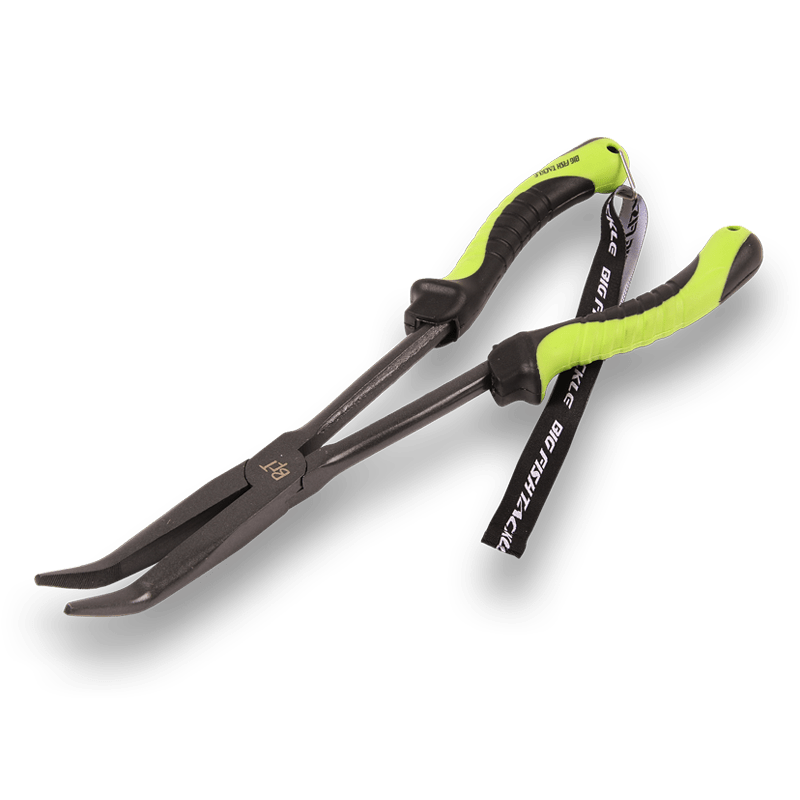 BFT Long Nose Pliers, 28cm, Bent - Teflon Coated