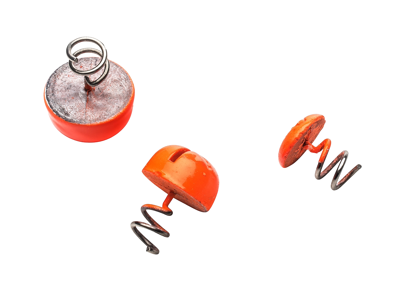 Svartzonker Screw-in Dots Fl.Orange Bly - 3pack