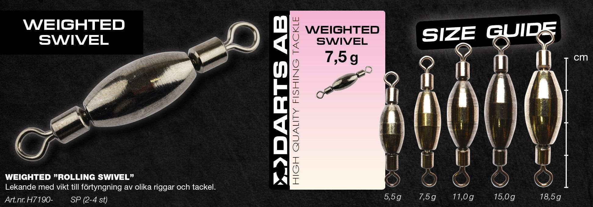 Darts Weighted Swivel