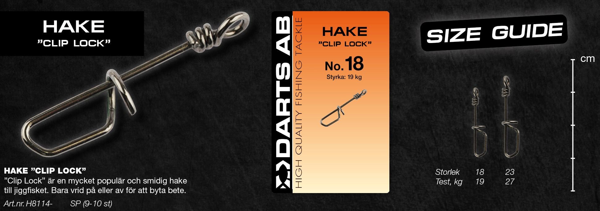 Darts Hake Cliplock