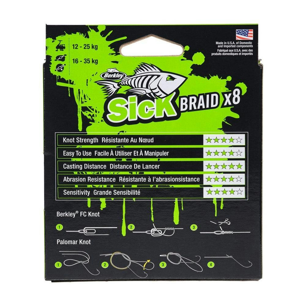 Berkley Sick Braid Red - 150m