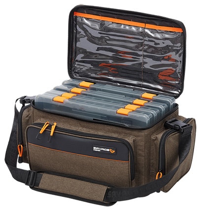 Savage Gear System Box Bag 18L L 4 boxar