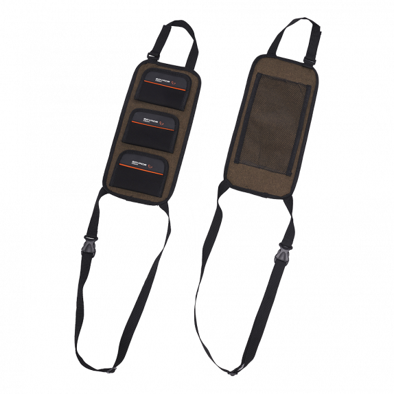 Savage Gear Spöhållarset till bilsäten för 3-spön svart/brun 1pack