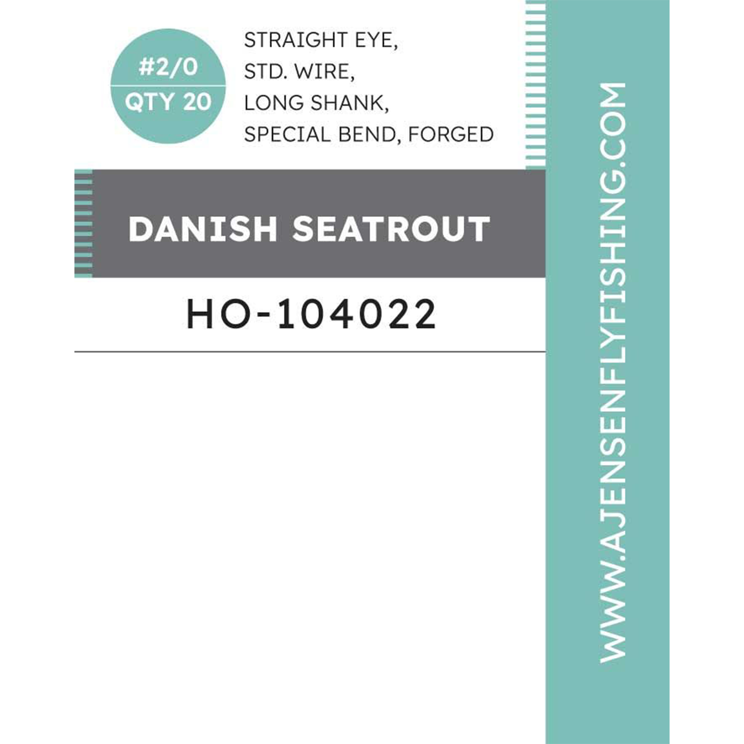 A. Jensen Danish Seatrout Enkelkrok