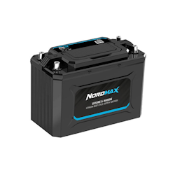 Nordmax Litiumbatteri DC 12V 125Ah 1600Wh Bluetooth