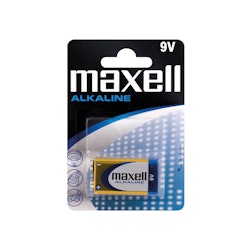 Maxell Alkaline 9V /6LR61-batteri - 1st