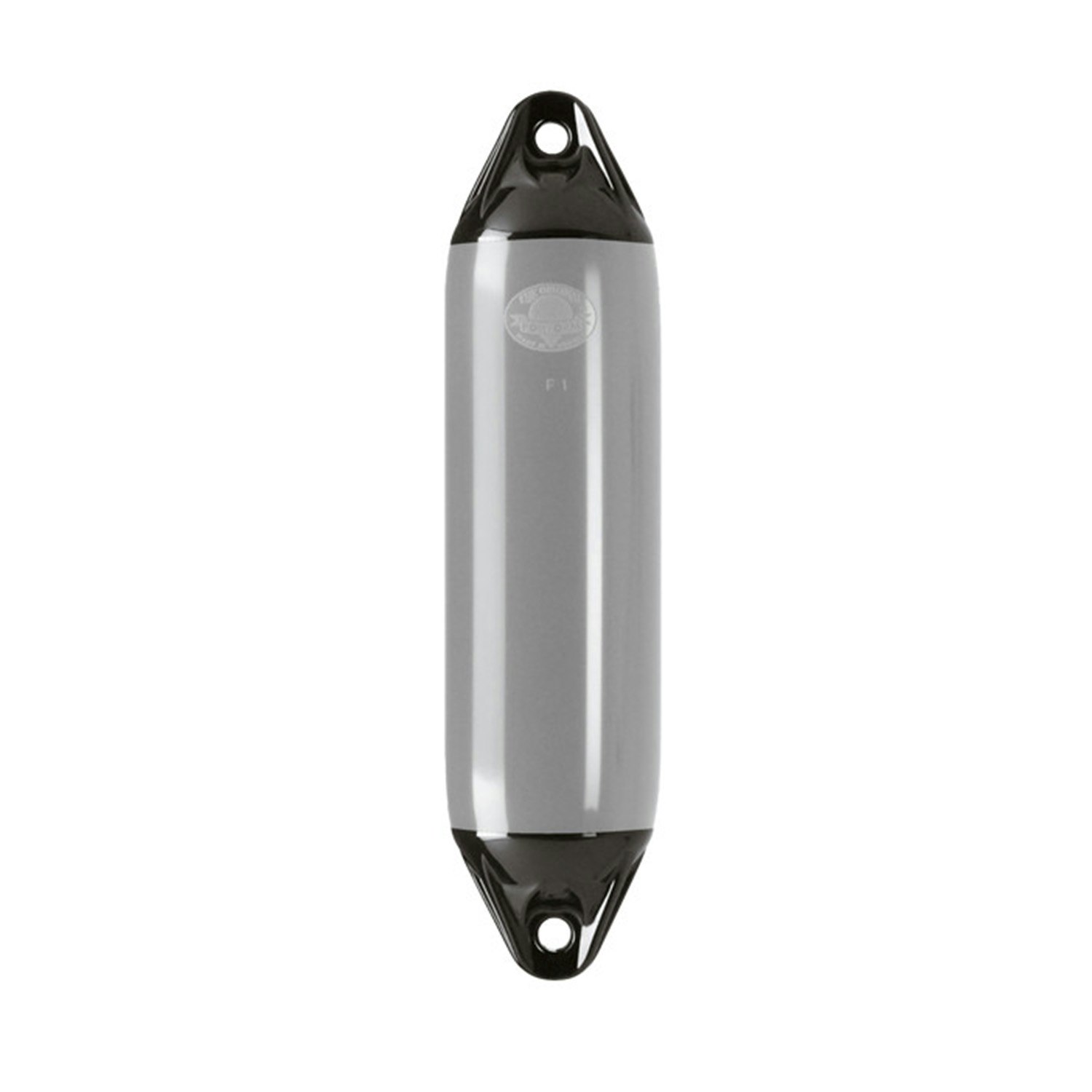 Polyform F01M fender 465x130mm grå/svart