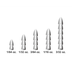 XZONE Tungsten Pagoda Nail Sinker
