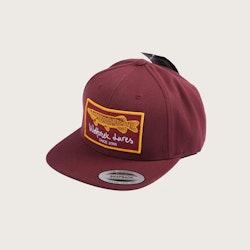 Wolfcreek Keps Pike Patch Fitted Snapback - Burgundy