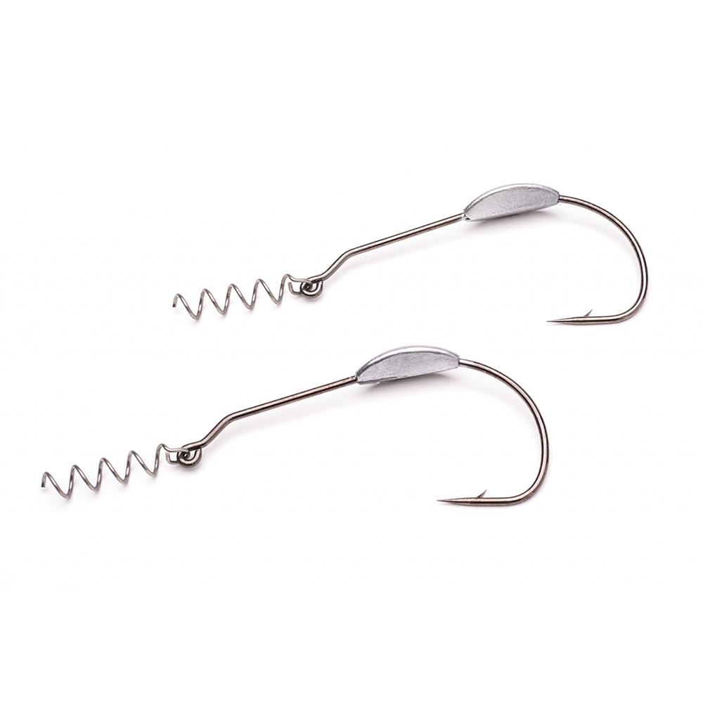 Svartzonker Offset Hook Zink - 2-pack