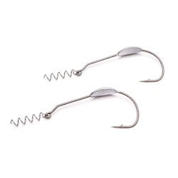 Svartzonker Offset Hook Zink - 2-pack