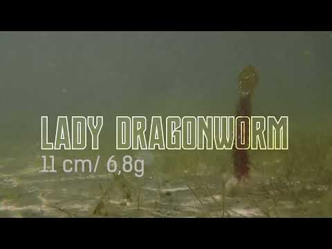 Svartzonker Lady Dragonworm 11cm/6,8g - 6pack