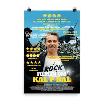 Filmen om Kal P Dal - Affisch -c:a 61 X 91 Cm