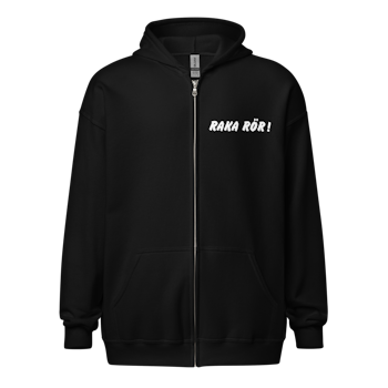 Raka rör zip hoodie