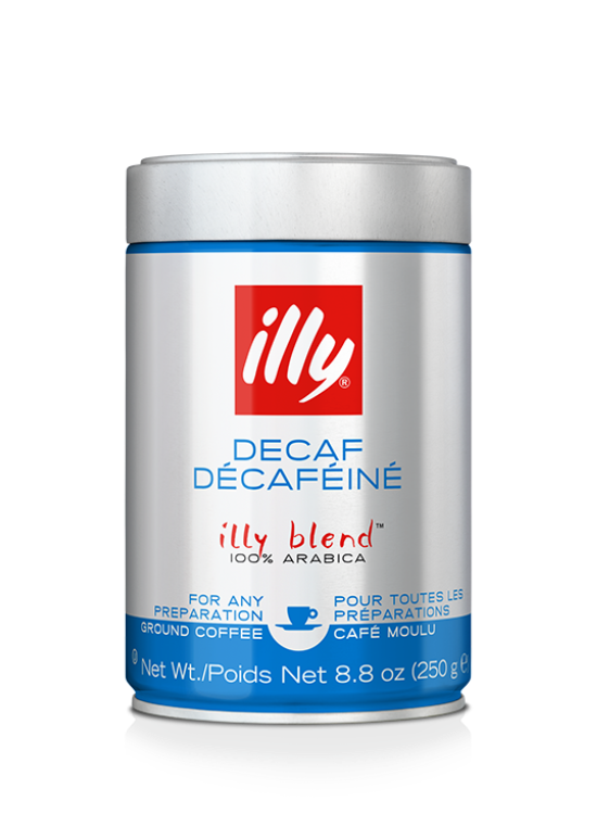 Illy Espresso Decaf koffeinfrei gemahlen 250g, Dose