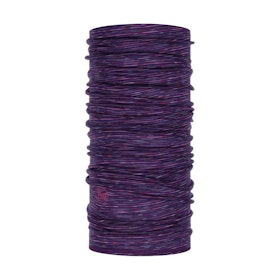 Buff Tubhalsduk Lightweight Merino Wool Purple Multi Stripes