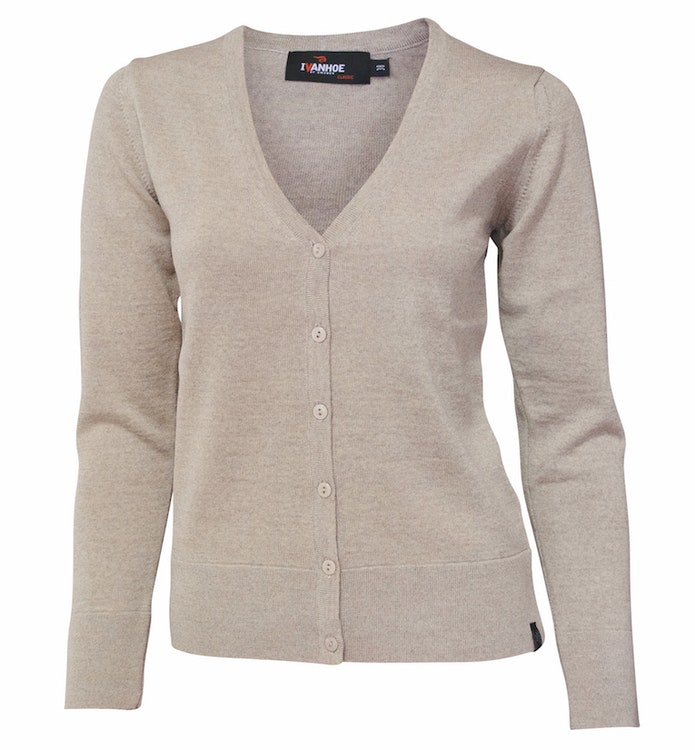 Ivanhoe Kofta Cashwool Cardigan Stone - ylle.net - allt i ull