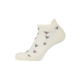 Cai Strumpor Small Heart Ankle Offwhite