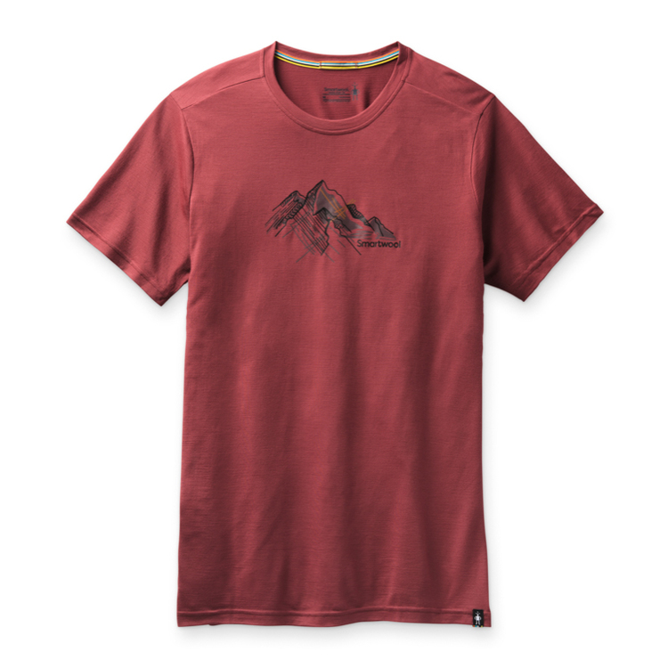 Smartwool T-shirt Men´s Merino Sport 150 Rocky Range Graphic Tee Masala
