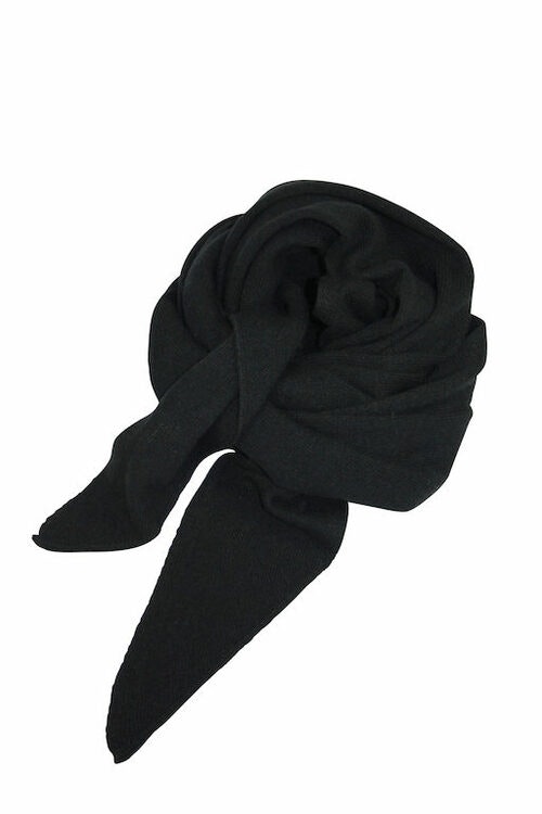 Mathlau Halsduk Scarf Lambswool -Black