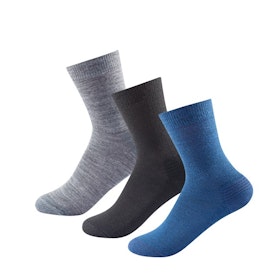 Devold of Norway Strumpor Daily Medium Sock 3pk Indigo Mix