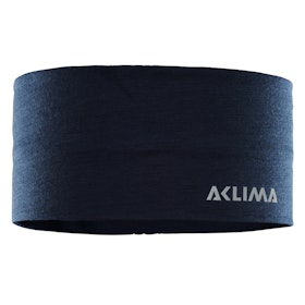 Aclima Pannband LightWool Headband Navy Blazer