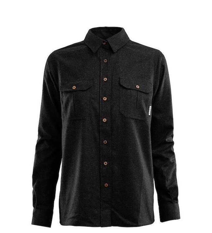 Aclima Skjorta LeisureWool ReBorn Wool Shirt W Dark Grey Melange