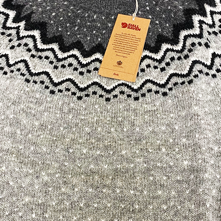 Fjällräven Tröja Övik Knit Sweater W Grey