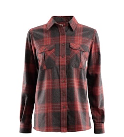 Aclima Skjorta LeisureWool ReBorn Wool Shirt M Check Grey/Red