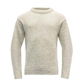Devold ulltröja Nansen Wool Sweater Grey Melange