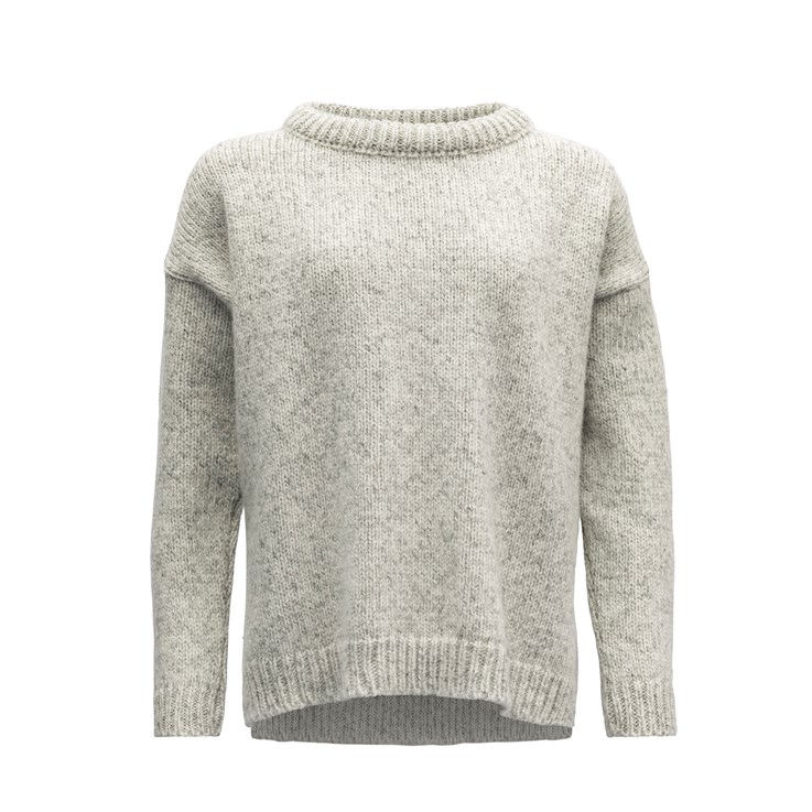 Devold ulltröja dam Nansen Wool Sweater Wmn Grey Melange