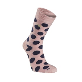 Ivanhoe Strumpor Wool Sock Dot Pink