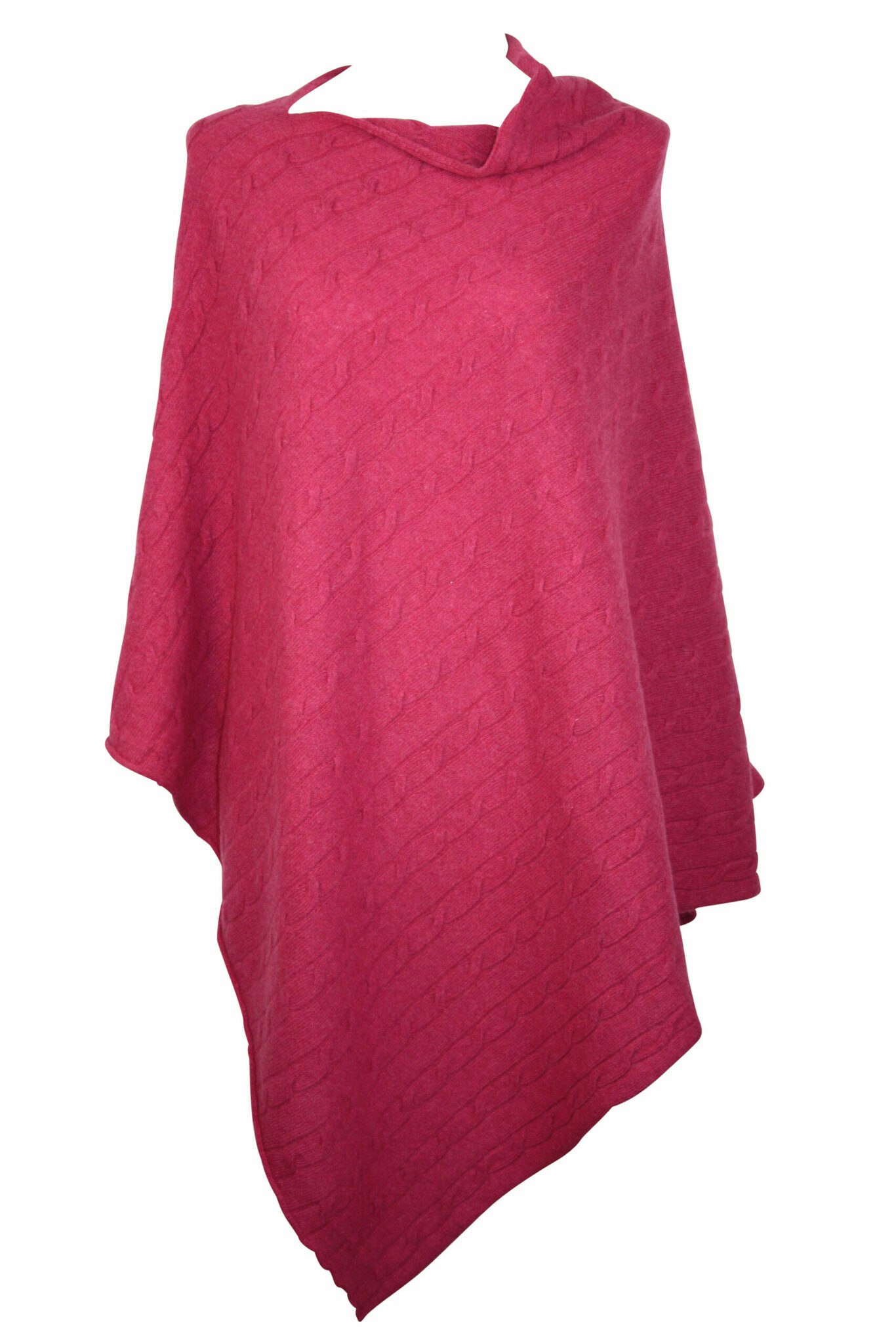 Mathlau Poncho Fuxia