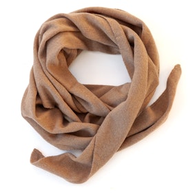 Mathlau Halsduk Scarf Lambswool -Camel