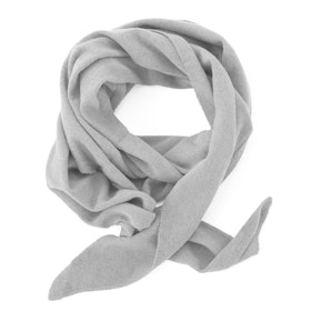 Mathlau Halsduk Scarf Lambswool -Light Grey Melange