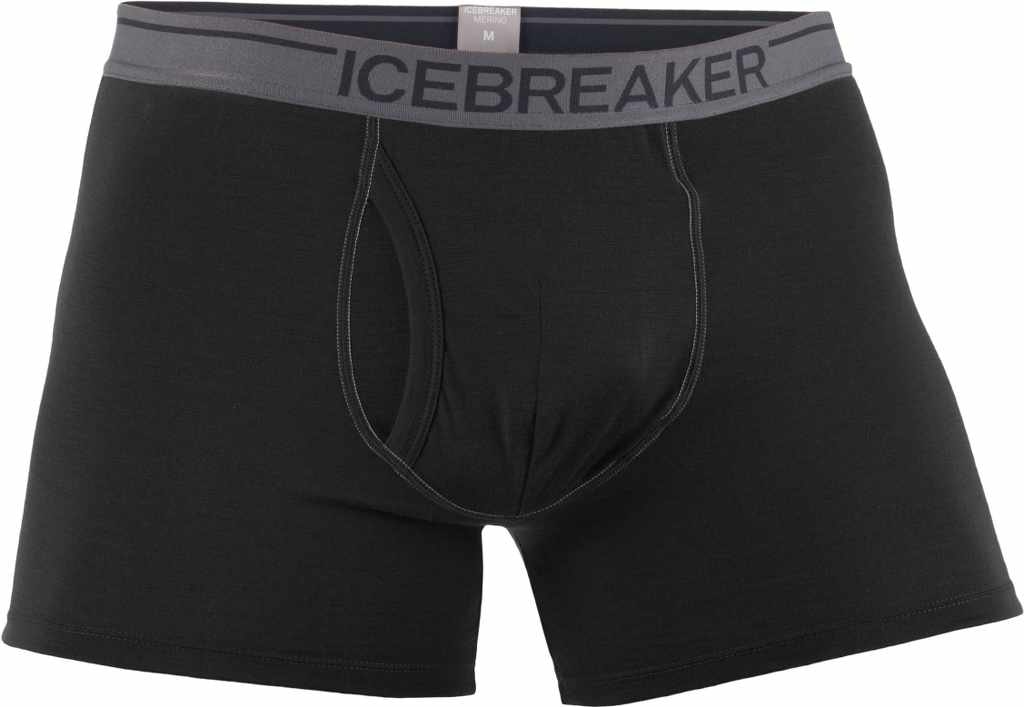 Icebreaker Anatomica Boxer w/fly Black/Monsoon Kalsonger - ylle.net - allt  i ull