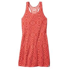 Smartwool Klänning Women´s Basic Merino 150 Pattern Dress Bright Coral