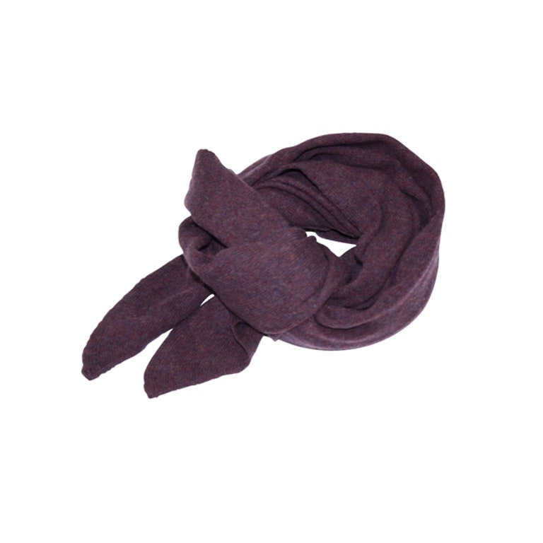 Mathlau Halsduk Scarf Lambswool -Purple