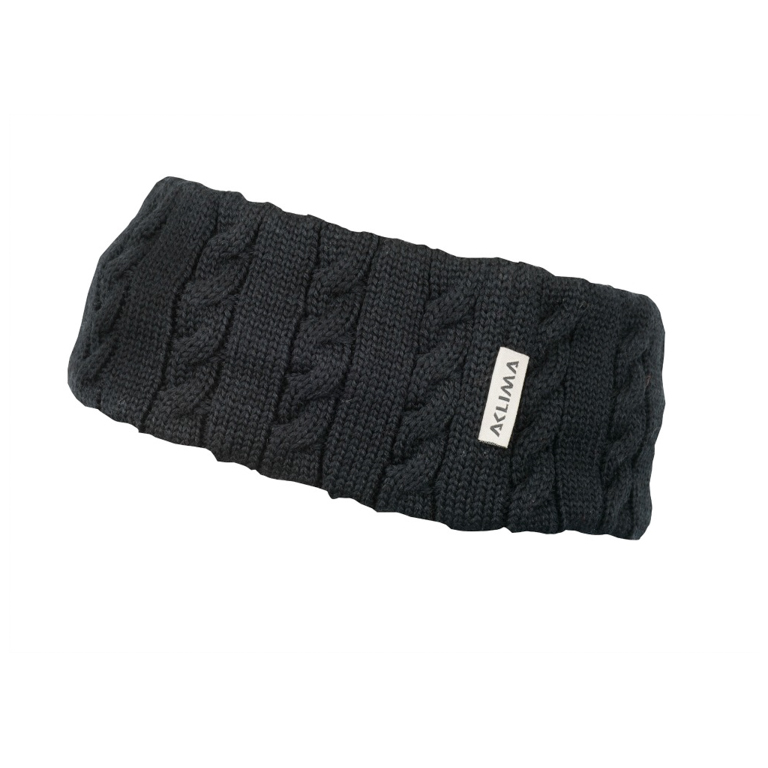 Aclima Pannband Knitted Headband Jet Black
