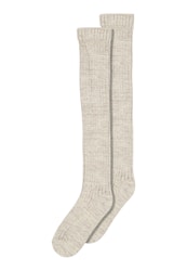 MP Denmark ylleknästrumpa Megan Knee Sock LtBrown Melange
