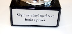 Guldcup Treviso med vinylskylt