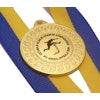 Medalj 40 mm med idrottsmotiv, band & text