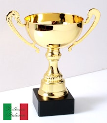 Guldcup Firenze med metallskylt och digitaltryck