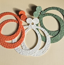 Orange stora ringar