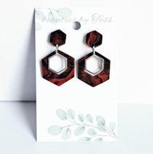 Rödsvarta hexagoner