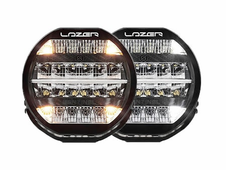 LAZER SENTINEL LED EXTRALJUS SVART 9"